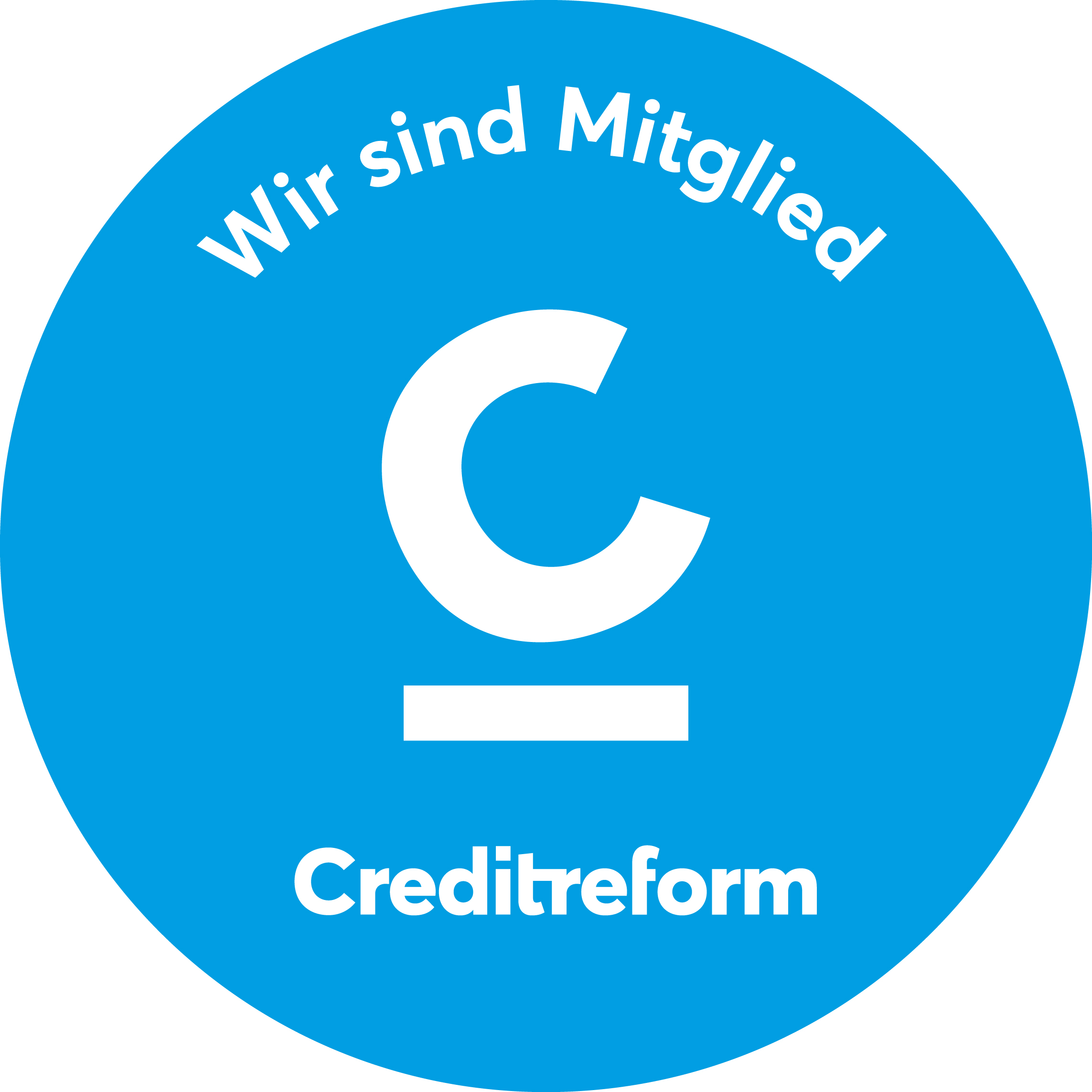 Wir sind Mitglied bei Creditreform